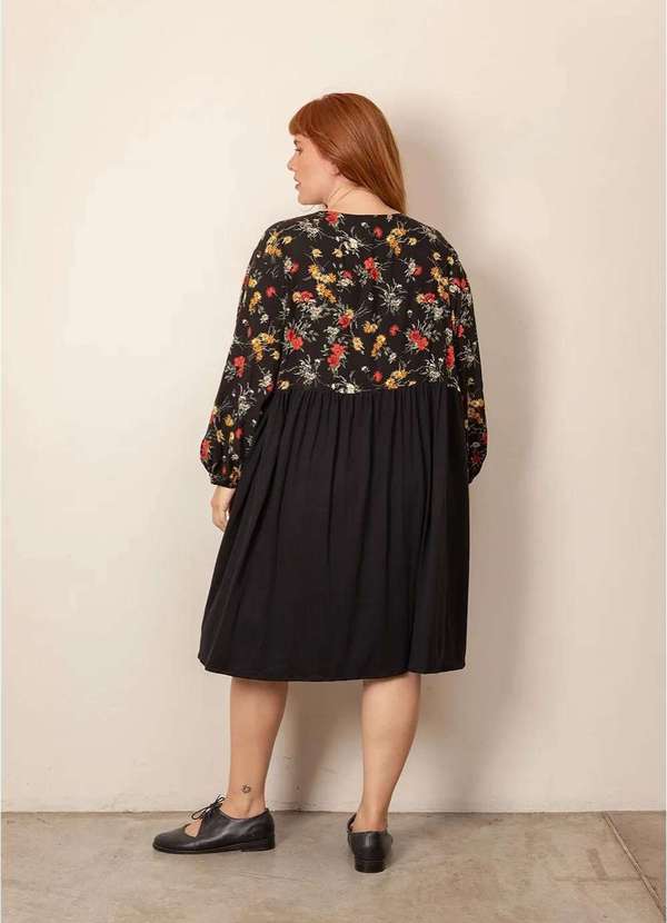 Bold - Vestido Eva Plus Size Preto 3