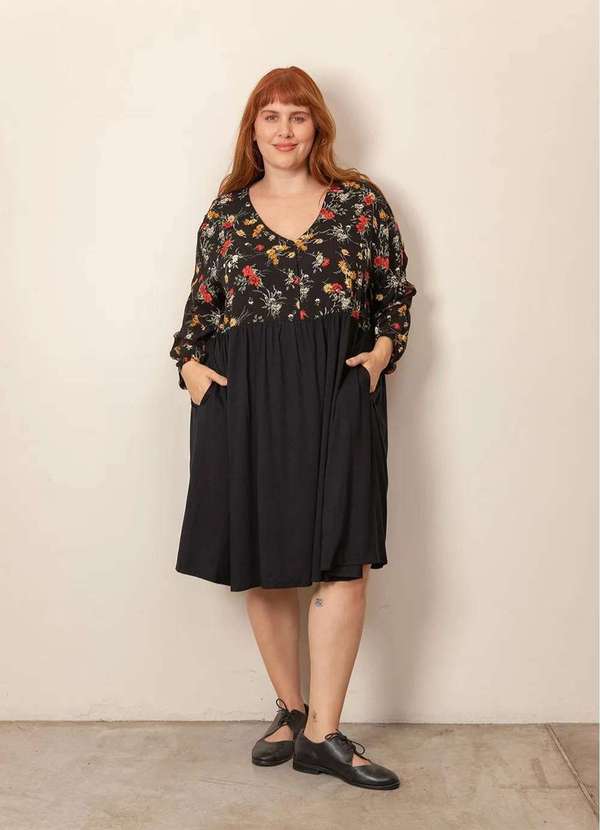 Bold - Vestido Eva Plus Size Preto 4