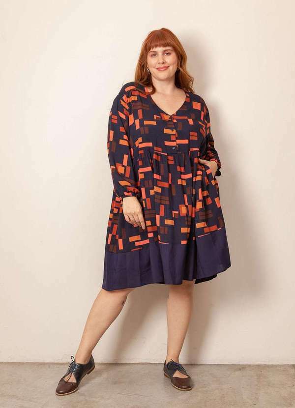 Bold - Vestido Eva Plus Size Azul 8