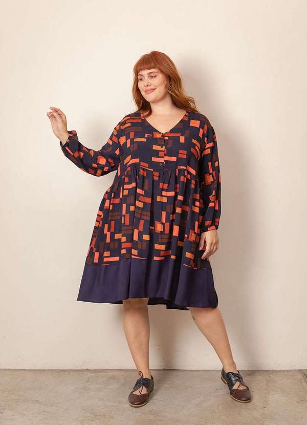 Bold - Vestido Eva Plus Size Azul 5