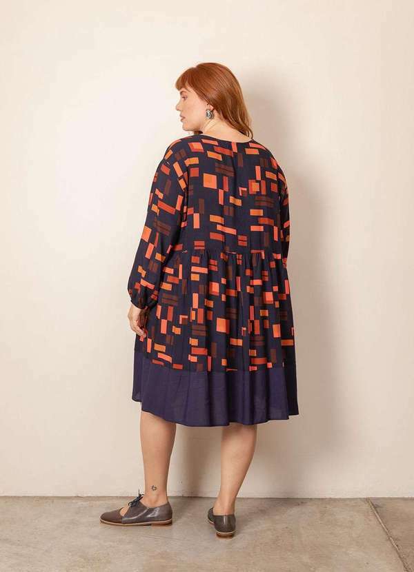 Bold - Vestido Eva Plus Size Azul 4