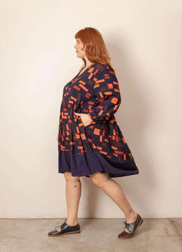 Bold - Vestido Eva Plus Size Azul 3