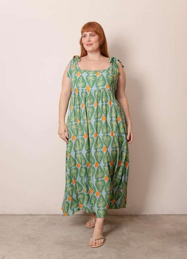 Bold - Vestido Gabi Plus Size Verde