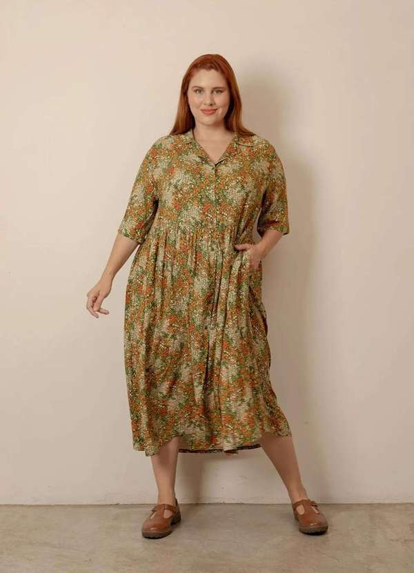 Bold - Vestido Julieta Plus Size Verde