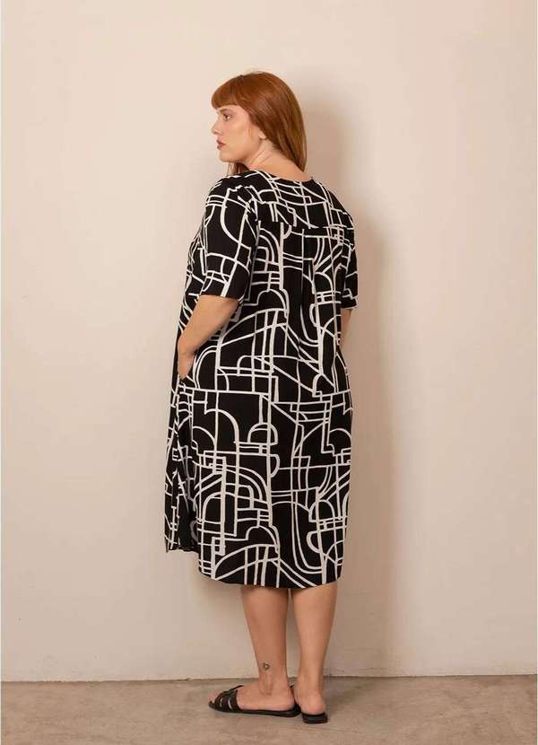Bold - Vestido Maitê Plus Size Preto 3