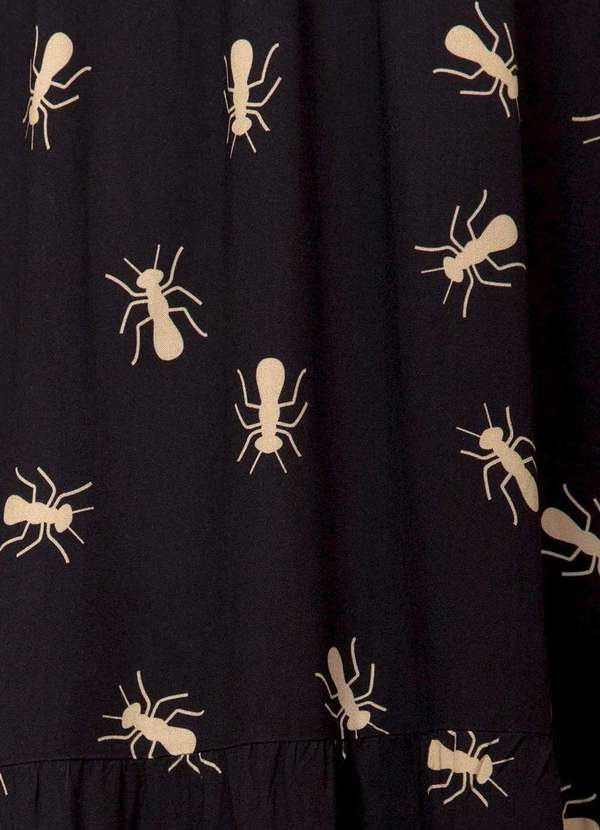 Bold - Vestido Marias Formigas Plus Size Preto 10