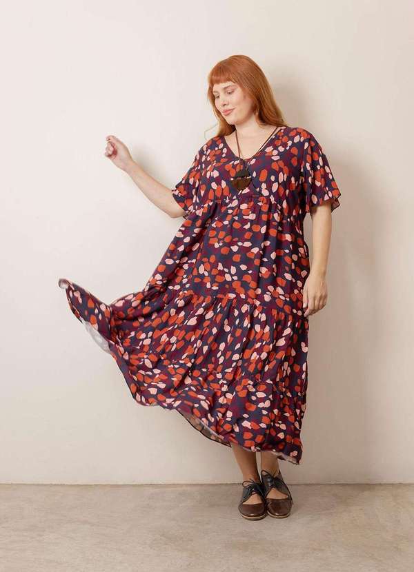 Bold - Vestido Marias Plus Size Azul 7