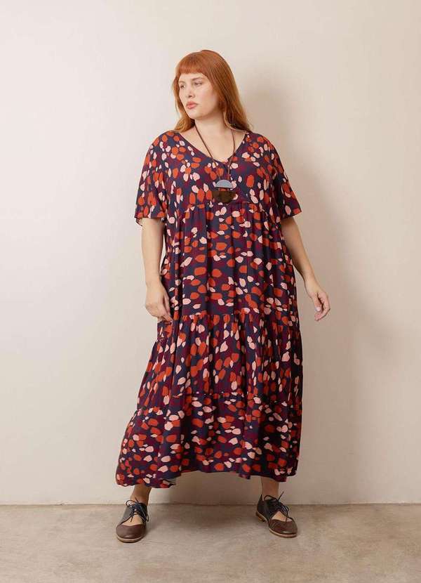 Bold - Vestido Marias Plus Size Azul 4