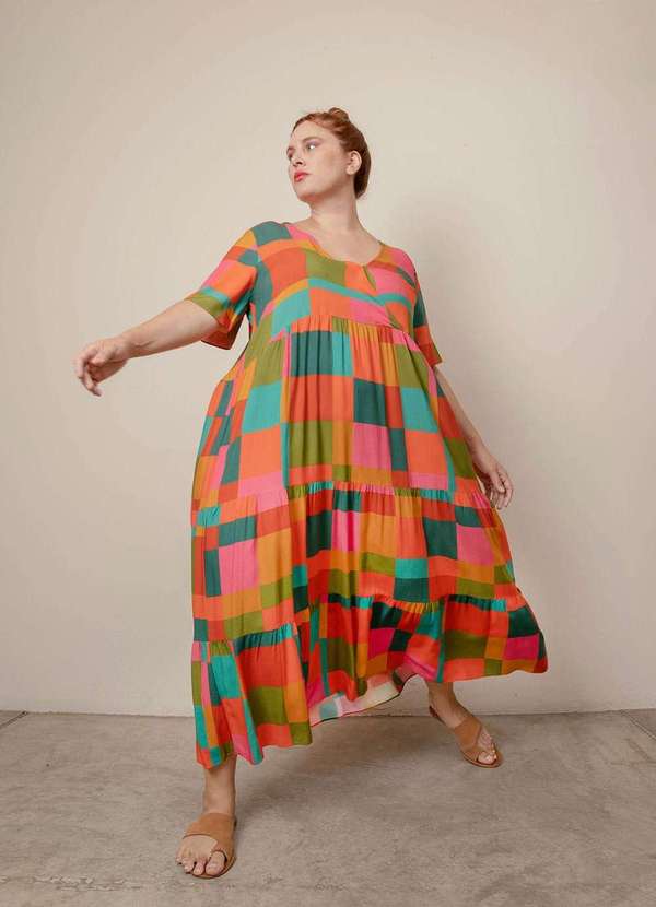 Bold - Vestido Marias Plus Size Multicores 3