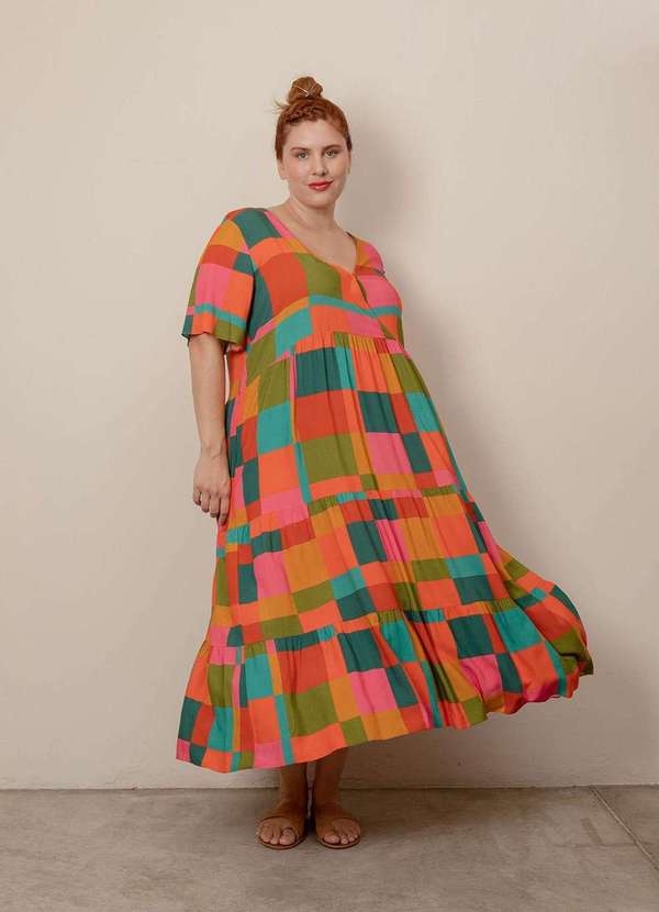 Bold - Vestido Marias Plus Size Multicores 6