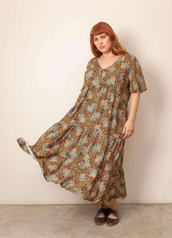 Bold - Vestido Marias Plus Size Preto