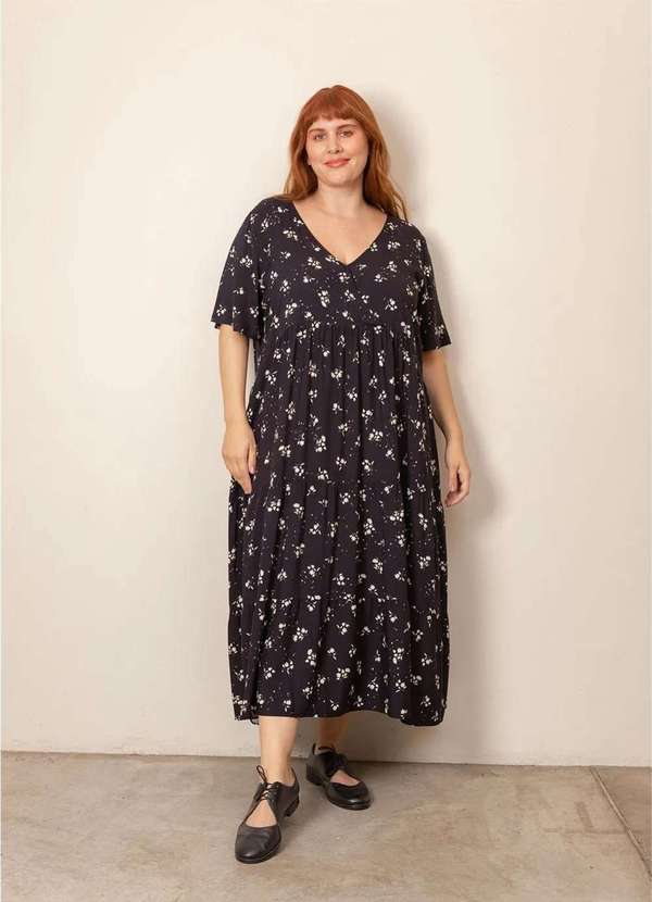 Bold - Vestido Marias Plus Size Preto 2