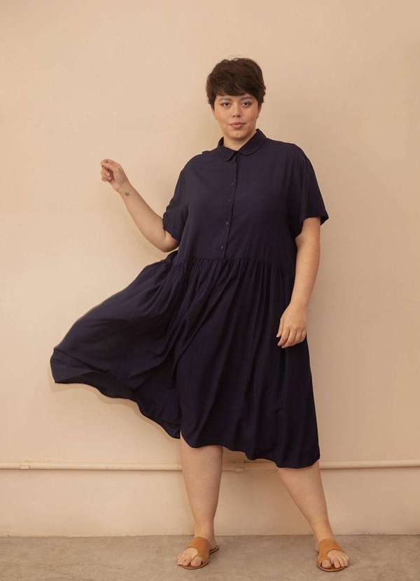 Bold - Vestido Noa Plus Size Azul 2