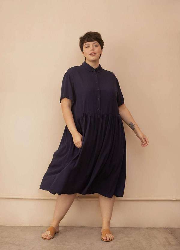 Bold - Vestido Noa Plus Size Azul 3