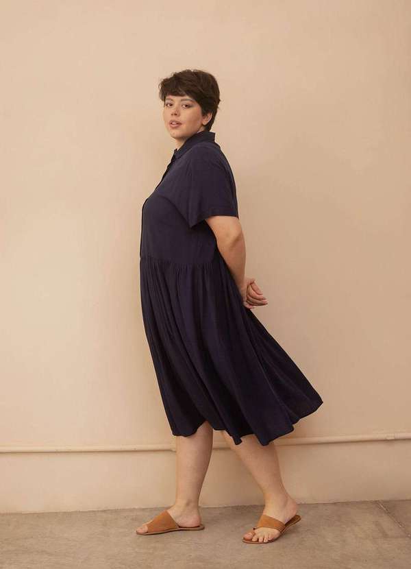 Bold - Vestido Noa Plus Size Azul 5