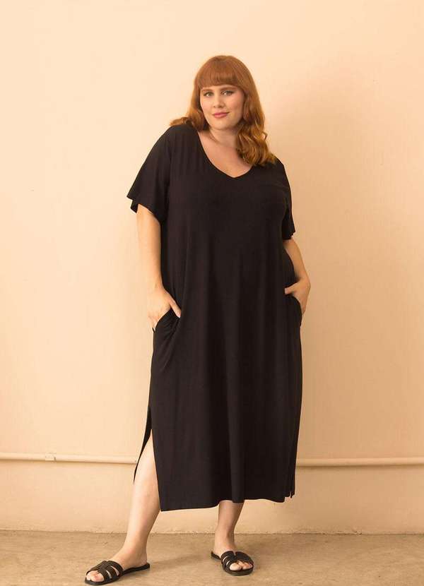 Bold - Vestido Raquel Plus Size Preto 4