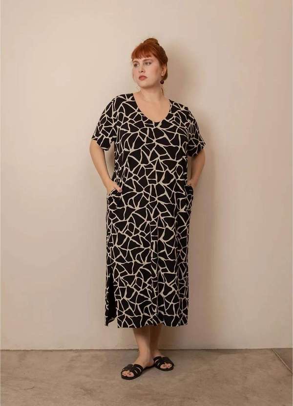 Bold - Vestido Raquel Plus Size Preto