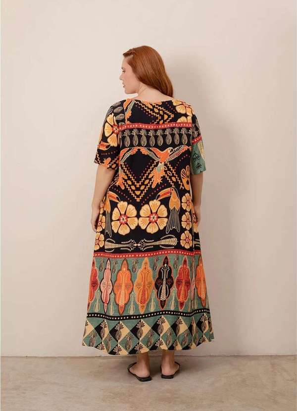 Bold - Vestido Roma Plus Size Preto 3