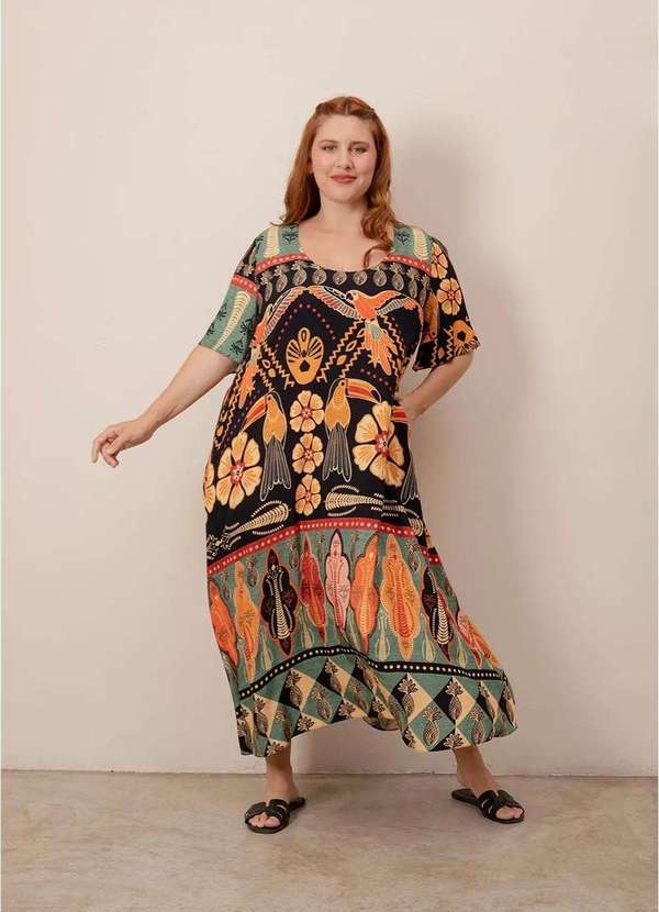 Bold - Vestido Roma Plus Size Preto 4