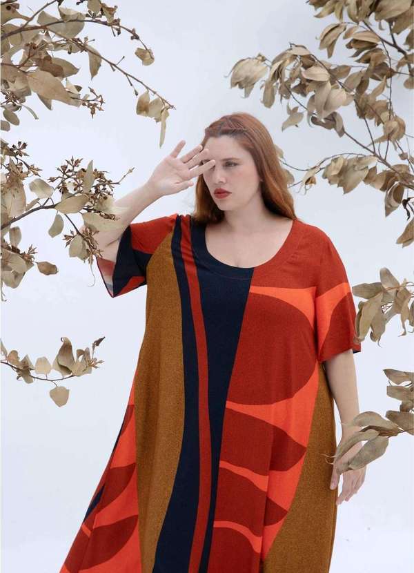 Bold - Vestido Roma Plus Size Azul 10