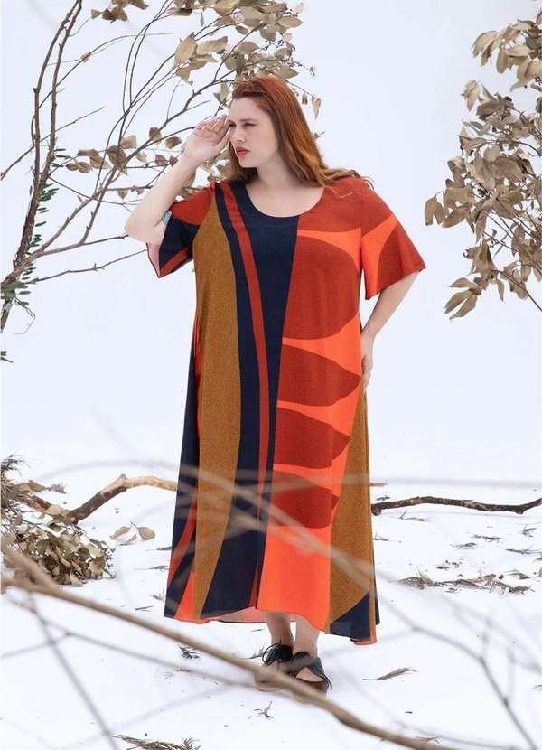 Bold - Vestido Roma Plus Size Azul 7