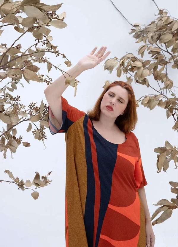 Bold - Vestido Roma Plus Size Azul 8