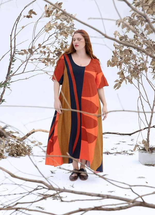 Bold - Vestido Roma Plus Size Azul 9