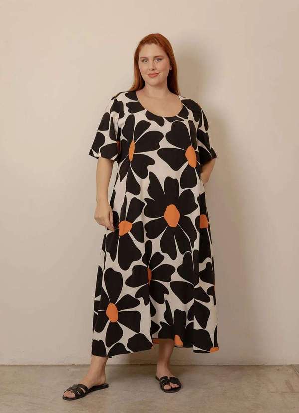 Bold - Vestido Roma Plus Size Preto 5