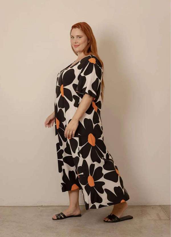 Bold - Vestido Roma Plus Size Preto 4