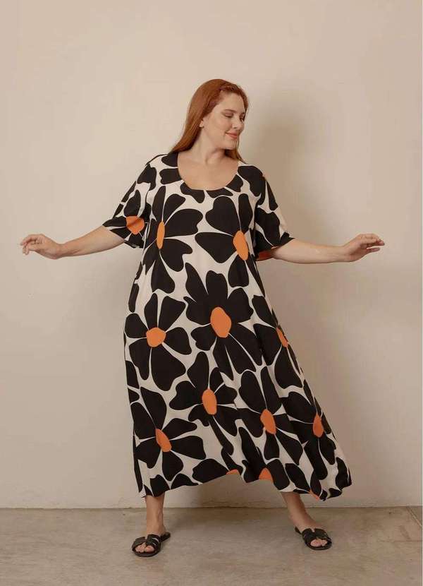 Bold - Vestido Roma Plus Size Preto