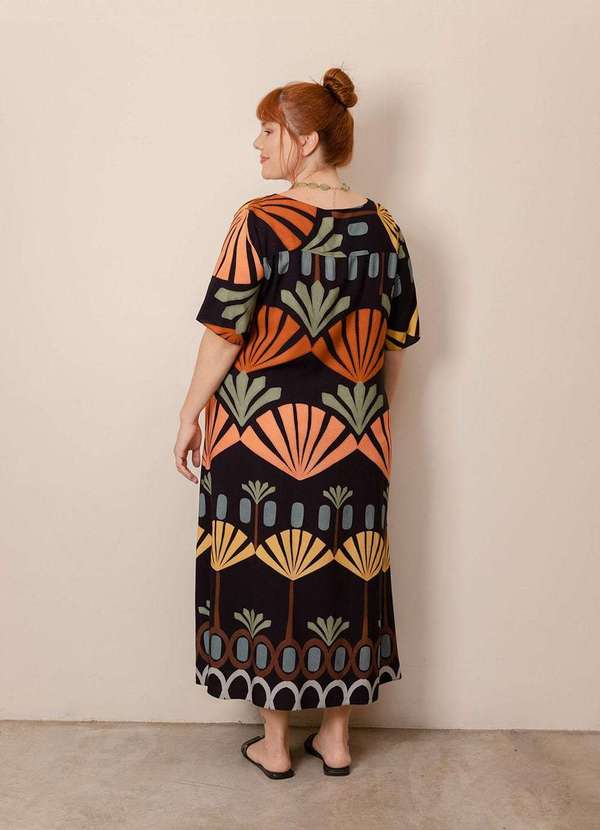 Bold - Vestido Roma Plus Size Preto 5