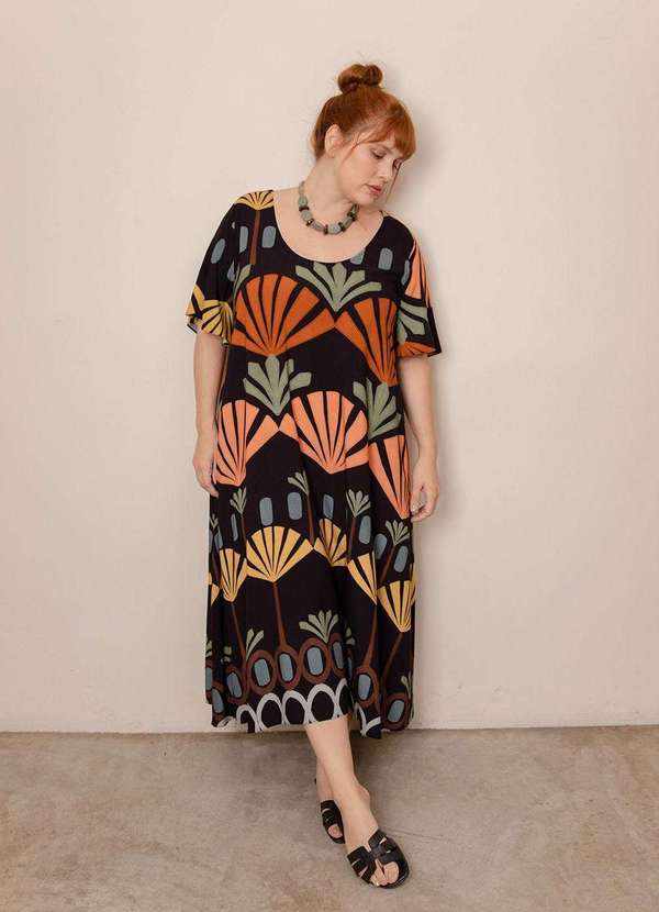 Bold - Vestido Roma Plus Size Preto 6