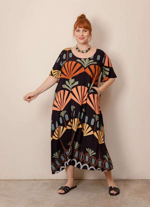 Bold - Vestido Roma Plus Size Preto 7