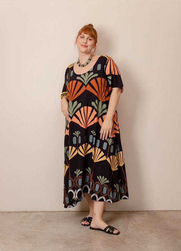 Bold - Vestido Roma Plus Size Preto 8