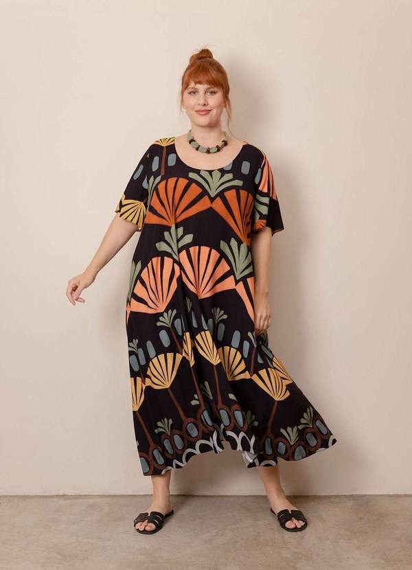 Bold - Vestido Roma Plus Size Preto 9