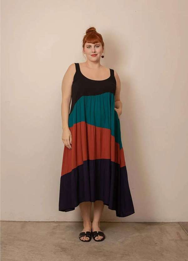 Bold - Vestido Sara Plus Size Preto 9