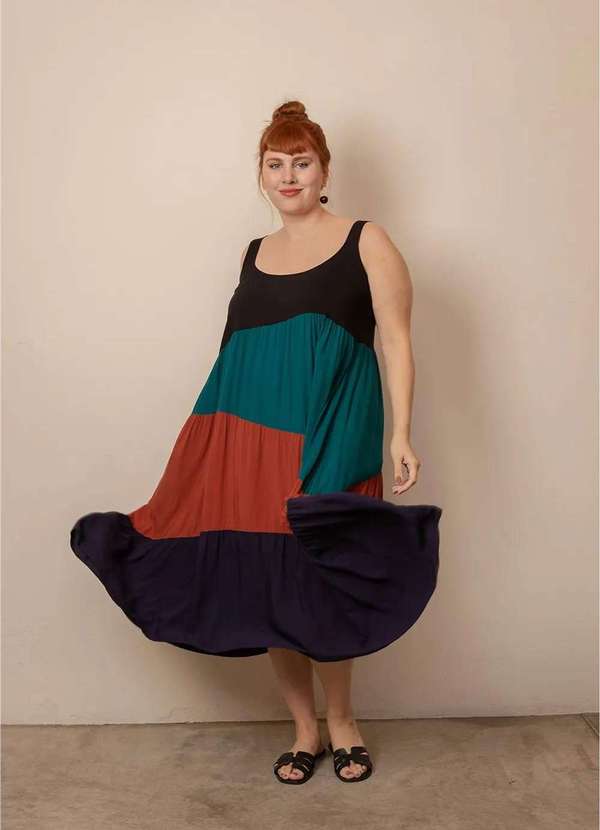 Bold - Vestido Sara Plus Size Preto 7