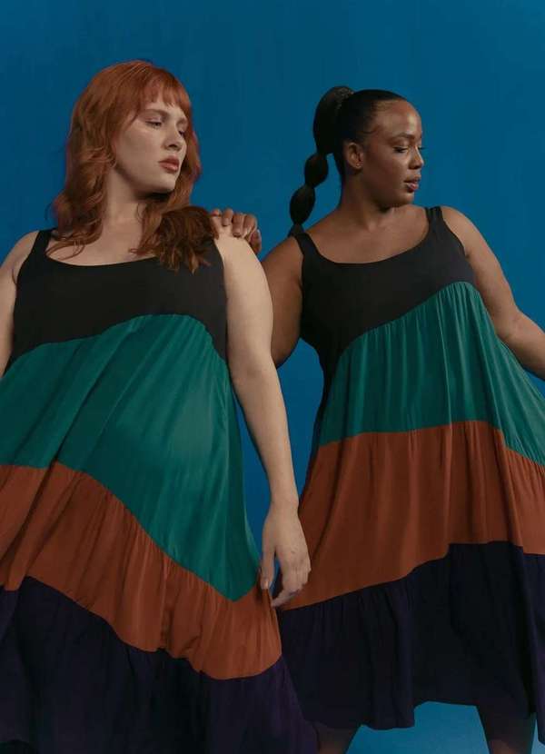 Bold - Vestido Sara Plus Size Preto 3