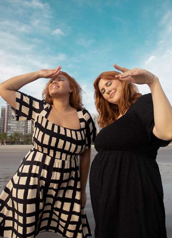 Bold - Vestido Serena Plus Size Preto 2