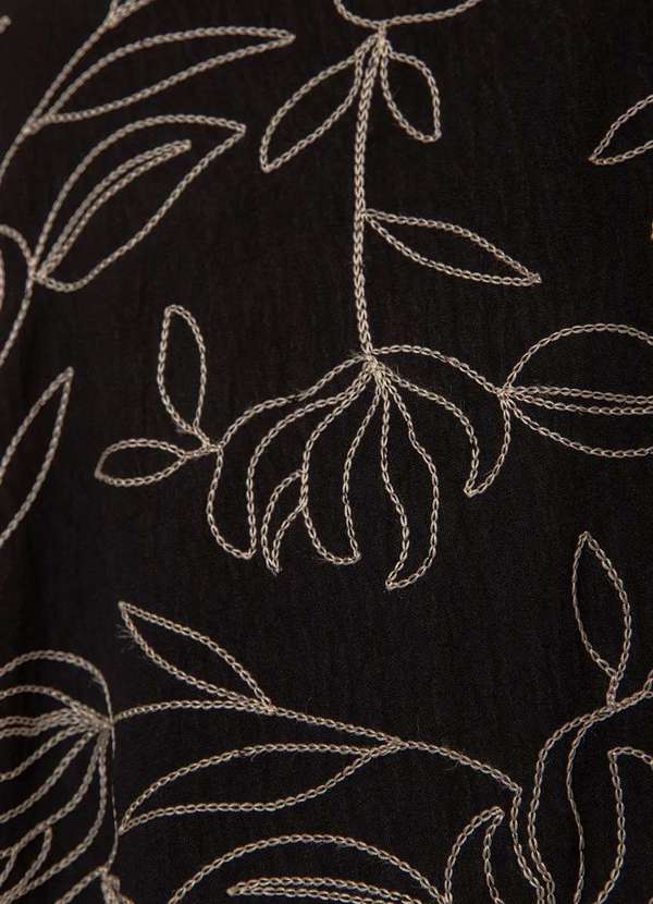 Bold - Vestido Siena Bordado Plus Size Preto 8