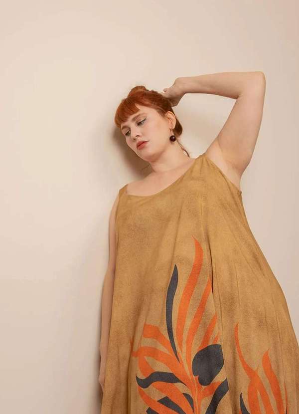 Bold - Vestido Siena Plus Size Bege 6