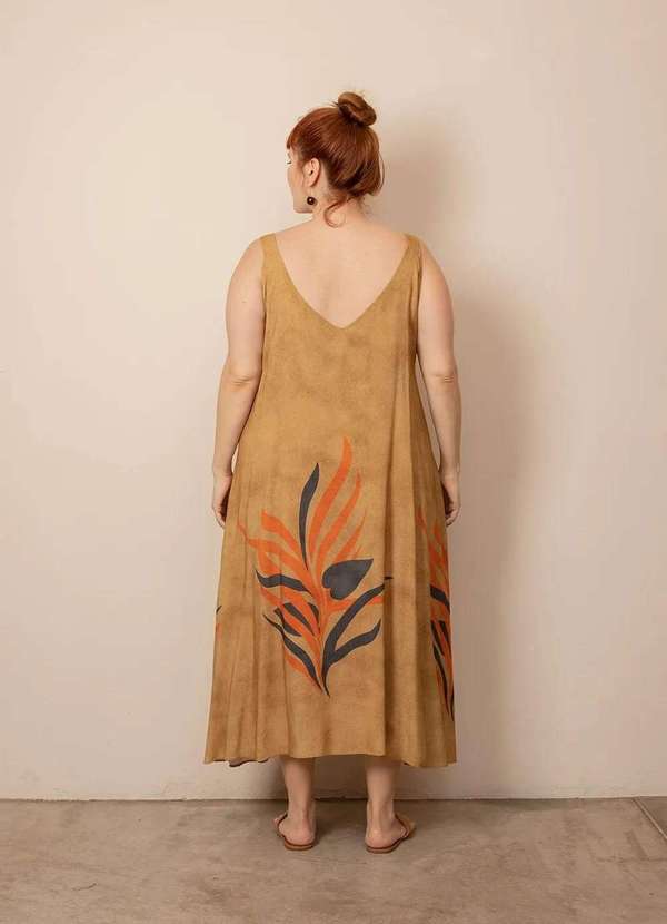 Bold - Vestido Siena Plus Size Bege 5