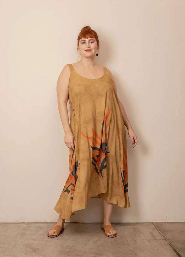 Bold - Vestido Siena Plus Size Bege 3