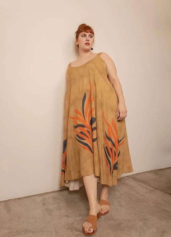 Bold - Vestido Siena Plus Size Bege 2