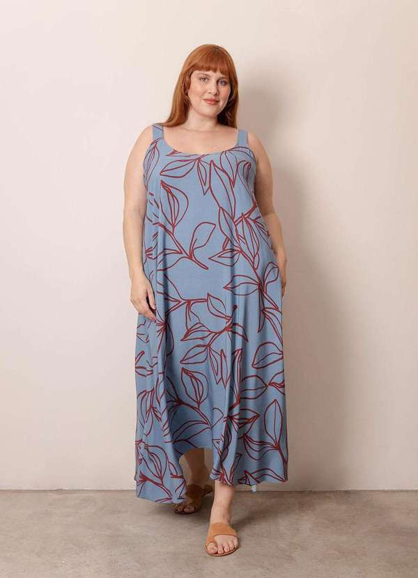 Bold - Vestido Siena Plus Size Azul 4