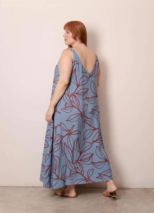 Bold - Vestido Siena Plus Size Azul 6