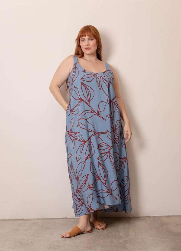 Bold - Vestido Siena Plus Size Azul 7