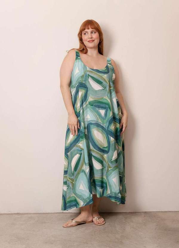 Bold - Vestido Siena Plus Size Azul 4