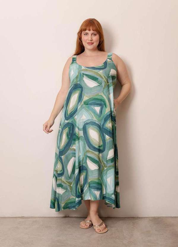 Bold - Vestido Siena Plus Size Azul 6