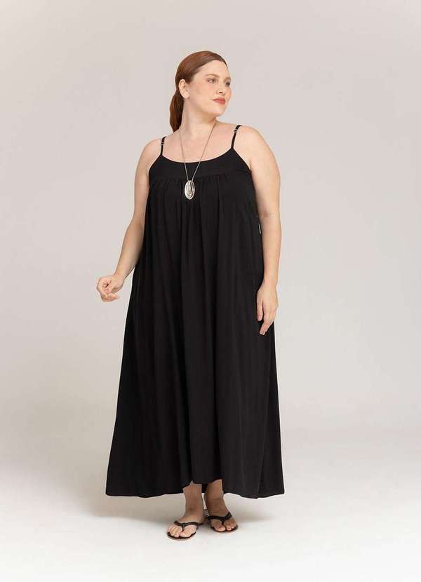 Bold - Vestido Verena Plus Size Preto 3